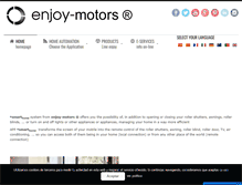 Tablet Screenshot of enjoy-motors.com